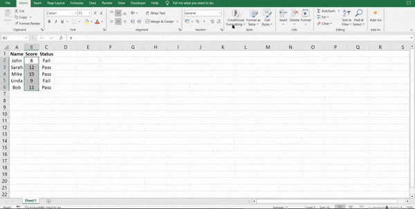 Conditional Formatting for Multiple Conditions in Excel