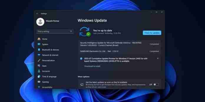 Windows 11 KB5062660 24H2 out with features, direct download links for offline installer (.msu)