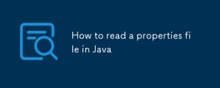 How to read a properties file in Java-javaTutorial-php.cn