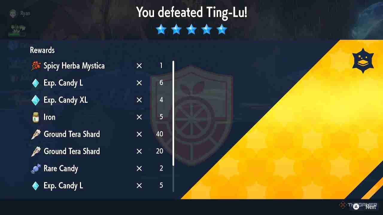 Pokemon Scarlet und Violet: Shiny Ting-Lu Tera Raid Guide