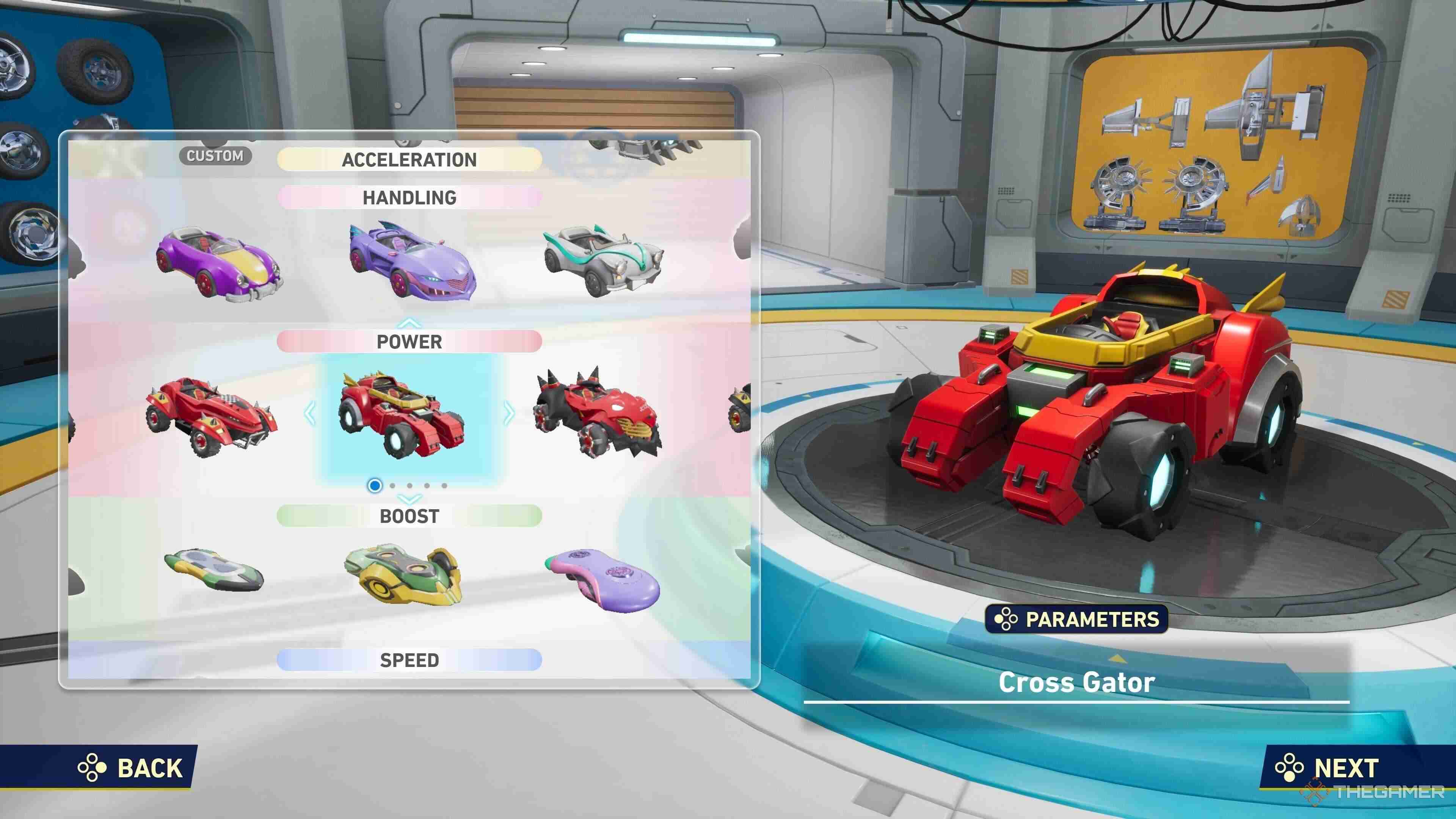 Sonic Racing: CrossWorlds - Complete Machine Parts Guide