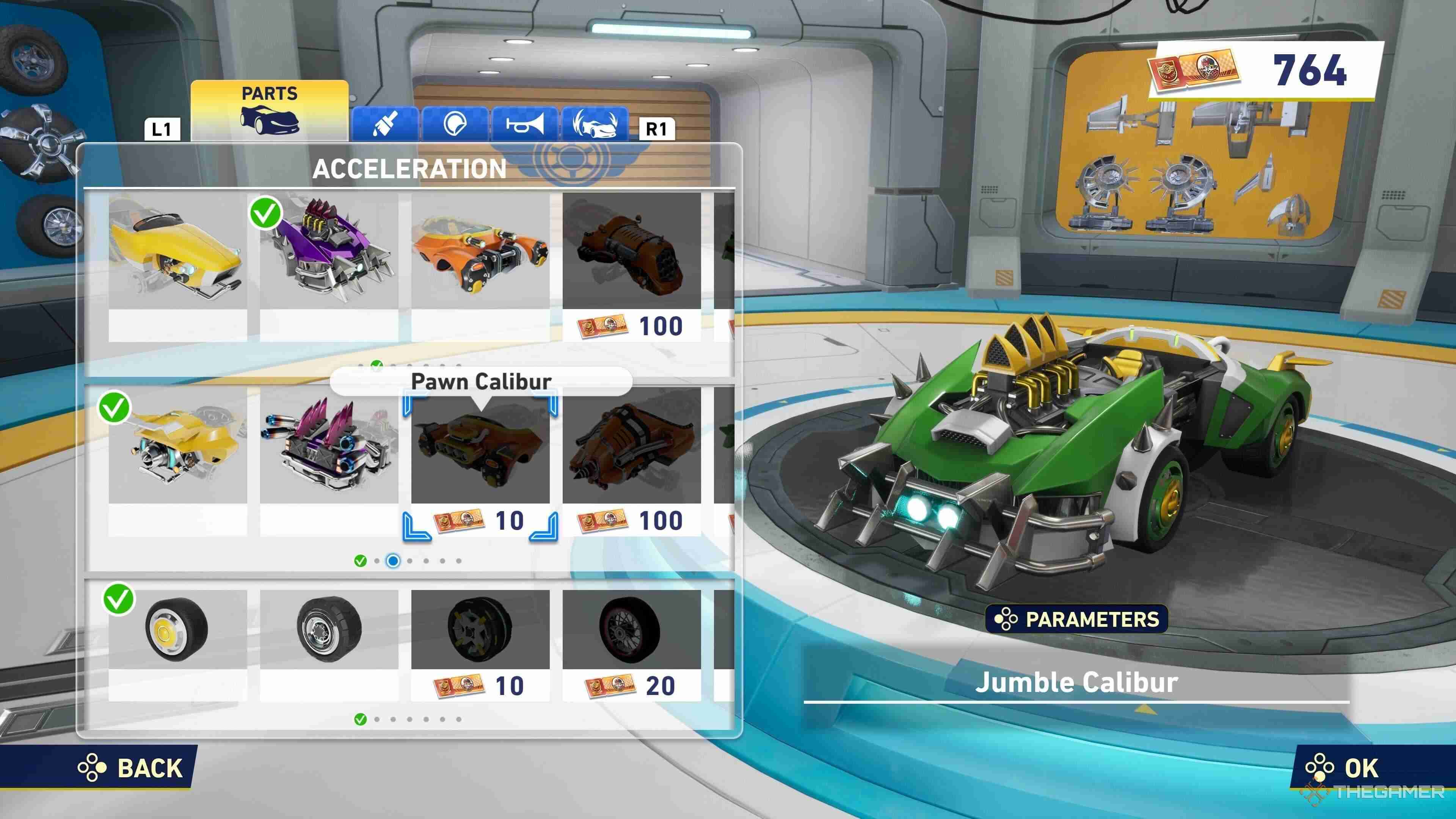 Sonic Racing: CrossWorlds - Complete Machine Parts Guide