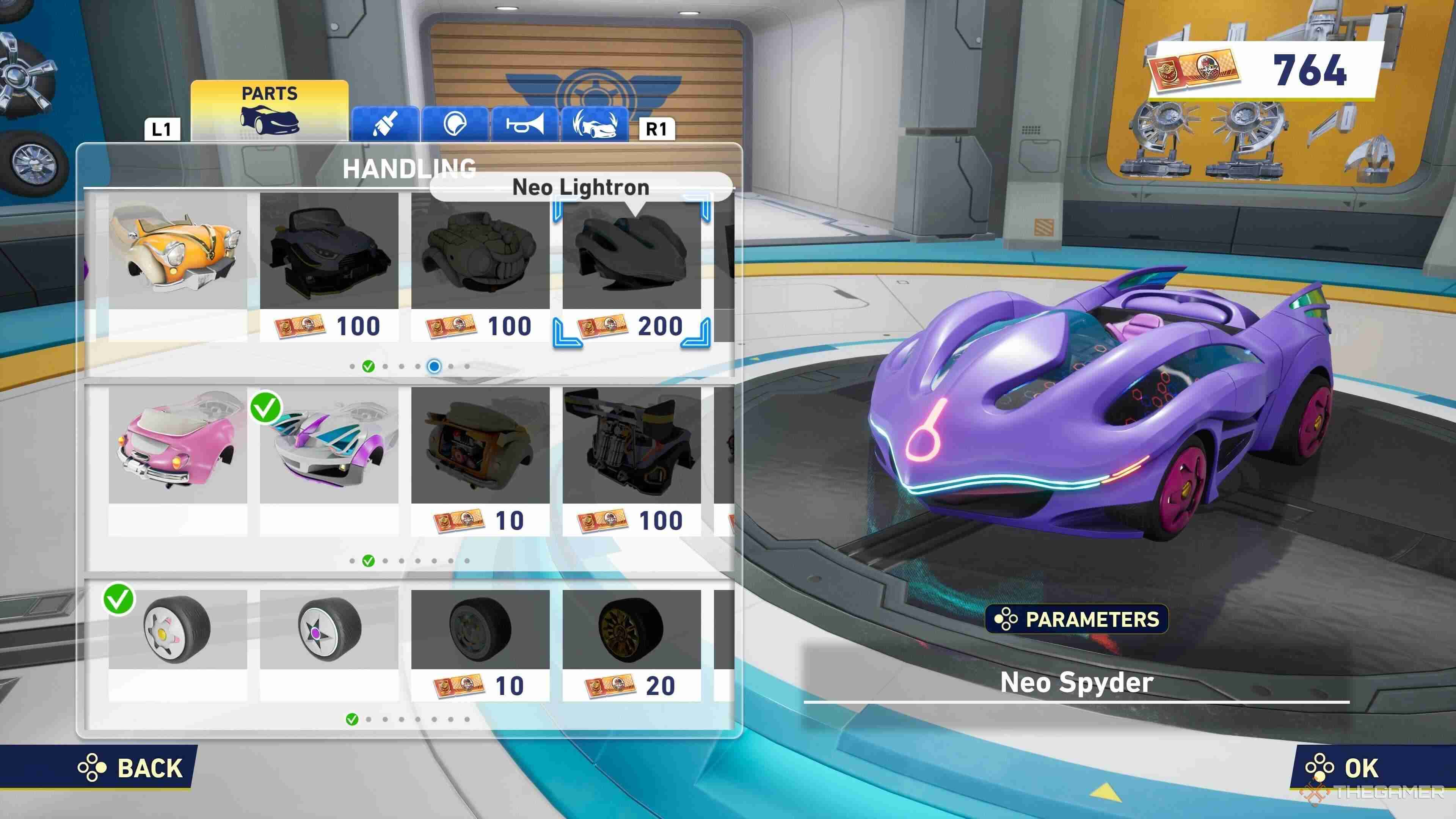 Sonic Racing: CrossWorlds - Complete Machine Parts Guide
