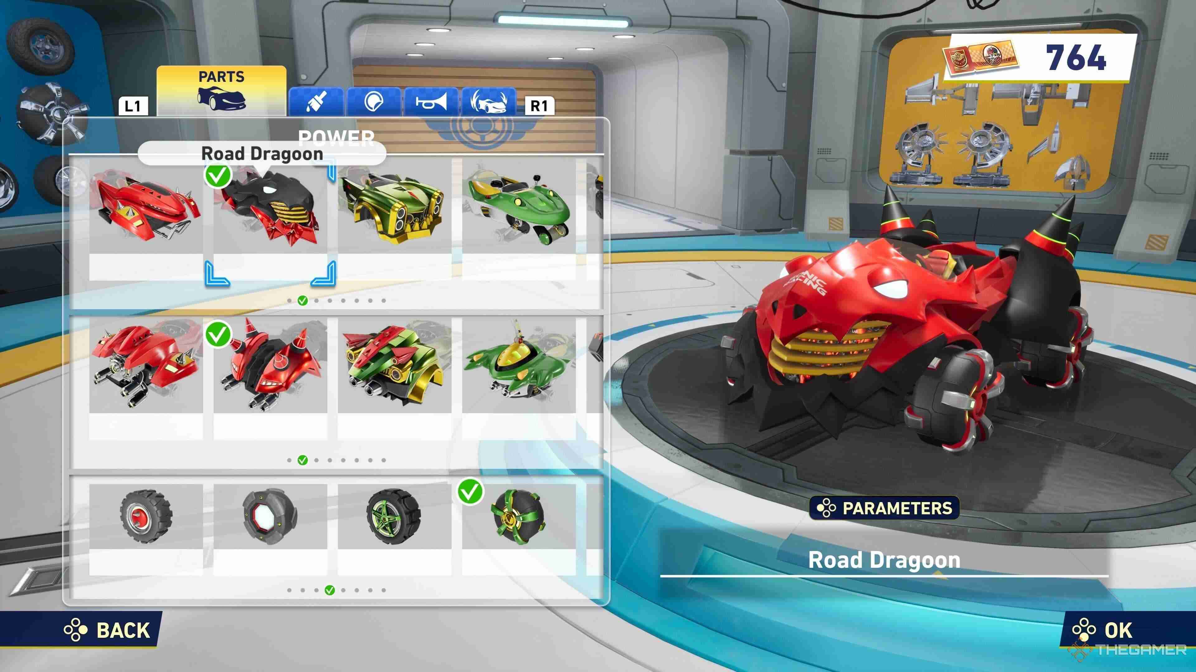 Sonic Racing: CrossWorlds - Complete Machine Parts Guide