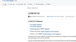 LLVM 22.1.6 发布，Clang 提供多平台二进制与签名包