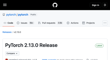 PyTorch 2.13 发布：FlexAttention 支持 Apple Silicon MPS