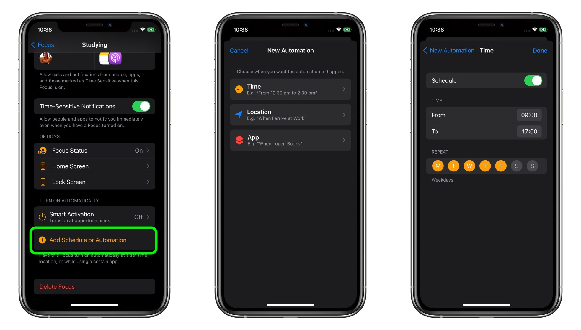 iPhone14怎样设置专注模式自动化 - php中文网