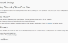 如何在 WordPress 3.0 中启用多站点选项