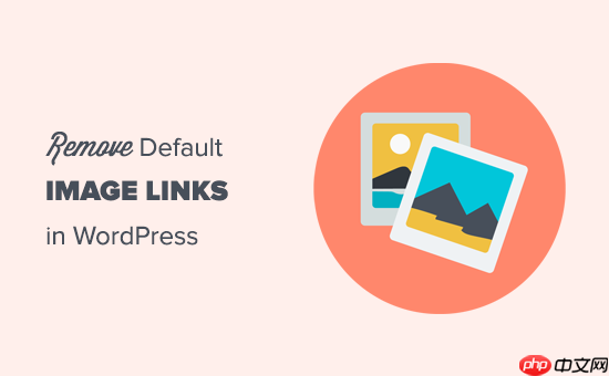 如何自动删除 WordPress 中的默认图像链接