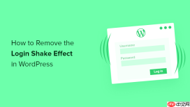 如何消除 WordPress 中的登录震动效果（已更新）