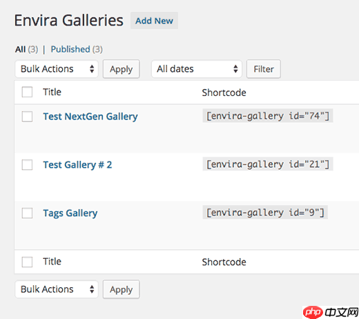 如何在 WordPress 中从 NextGEN 切换到 Envira Gallery