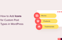 如何在 WordPress 中添加自定义帖子类型的图标