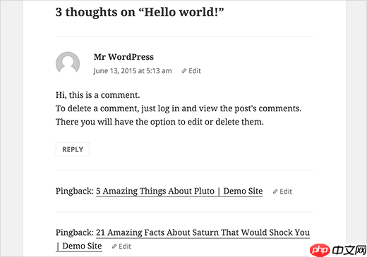 如何在 WordPress 中禁用 Self Pingbacks