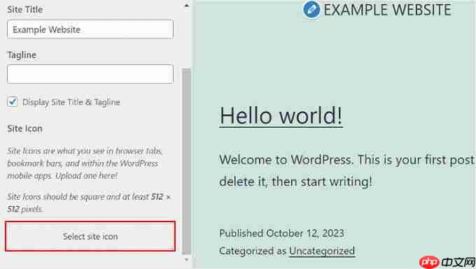 如何向您的 WordPress 博客添加网站图标（简单方法）