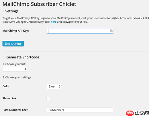 如何在 WordPress 中显示您的 MailChimp 订阅者数量