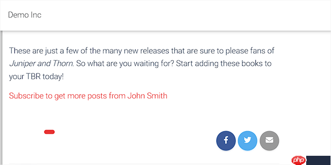如何允许用户在 WordPress 中订阅作者