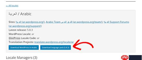 如何安装其他语言的 WordPress