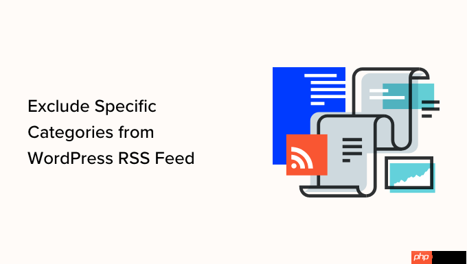 如何从 WordPress RSS 源中排除特定类别