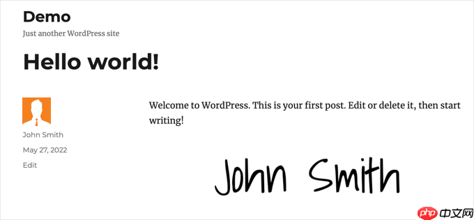 如何在 WordPress 中发布内容后添加签名或广告