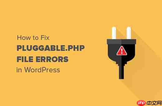 如何修复 WordPress 中的 Pluggable.php 文件错误
