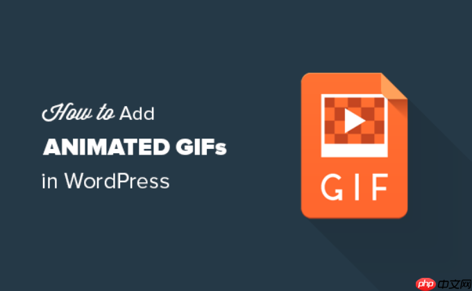 如何在 WordPress 中添加动画 GIF（正确的方法）