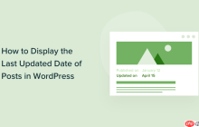 如何在 WordPress 中显示帖子的最后更新日期