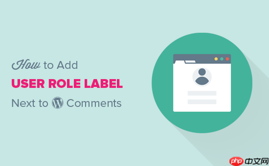 如何在 WordPress 中的评论旁边添加用户角色标签