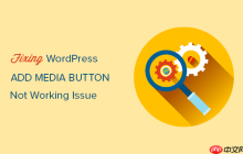 如何修复添加媒体按钮在 WordPress 中不起作用的问题