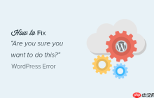 如何解决“您确定要这样做吗？” WordPress 中的错误