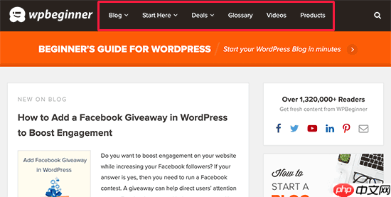 如何在 WordPress 中创建下拉菜单（初学者指南）