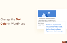 如何更改 WordPress 中的文本颜色（4 个简单方法）