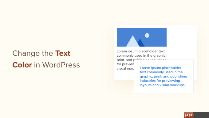 如何更改 WordPress 中的文本颜色（4 个简单方法）