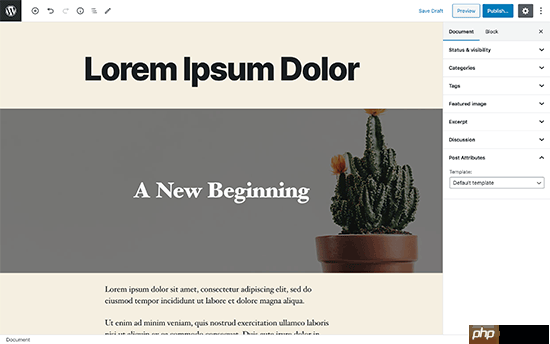 如何在 WordPress 中禁用全屏编辑器