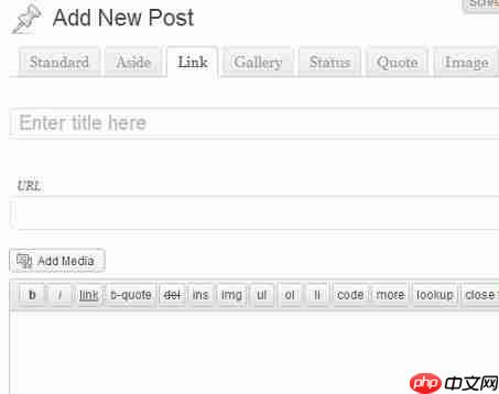 如何在 WordPress 3.5 中添加帖子格式的用户界面