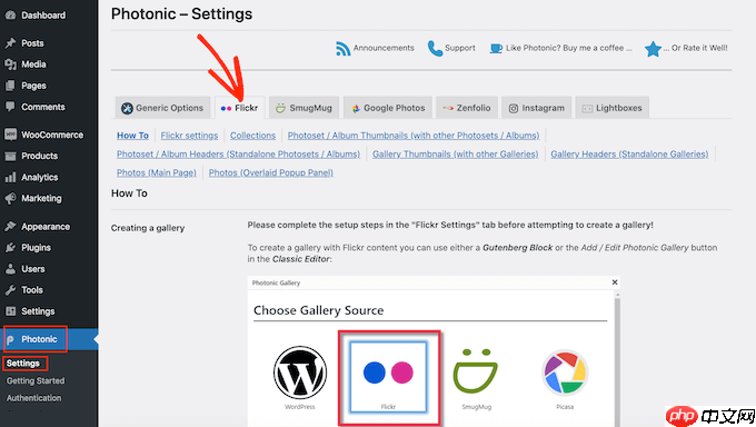 如何在 WordPress 中添加 Flickr 小部件