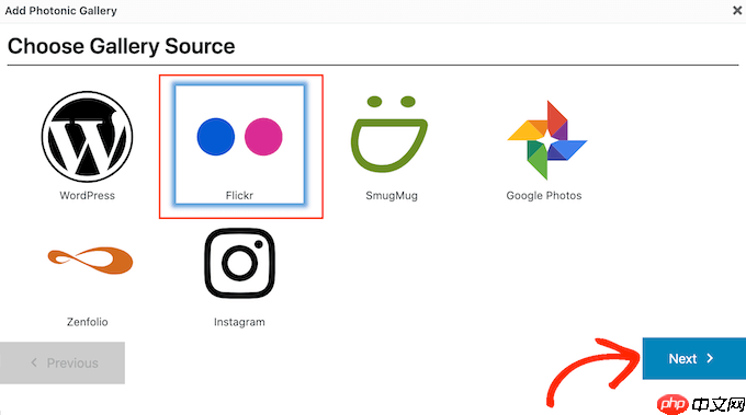 如何在 WordPress 中添加 Flickr 小部件