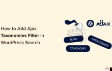 如何在 WordPress 搜索中添加 Ajax 分类过滤器