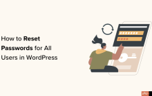 如何为 WordPress 中的所有用户重置密码