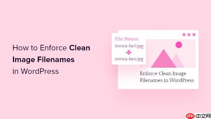 如何在 WordPress 中强制使用干净的图像文件名