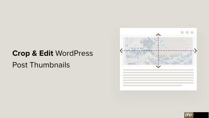 如何裁剪和编辑 WordPress 帖子缩略图