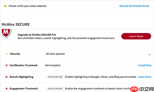 如何将 McAfee SECURE Seal 免费添加到您的 WordPress 网站