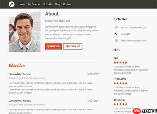 如何在 WordPress 中创建专业的在线简历
