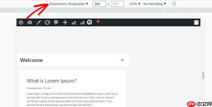 如何从桌面查看 WordPress 网站的移动版本