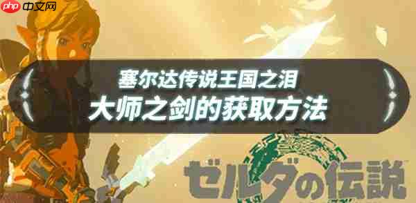 王国之泪大师剑怎么拿