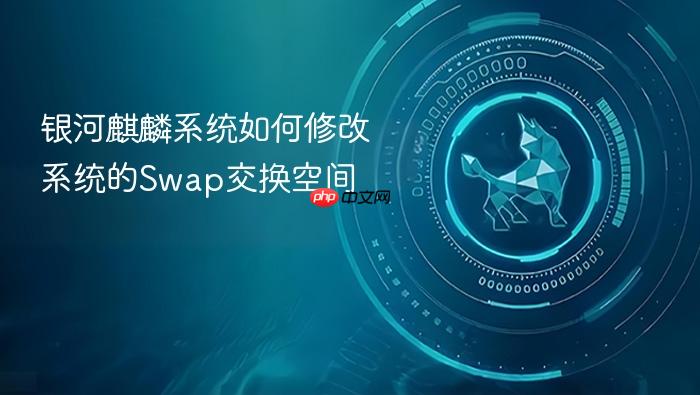 银河麒麟系统如何修改系统的swap交换空间