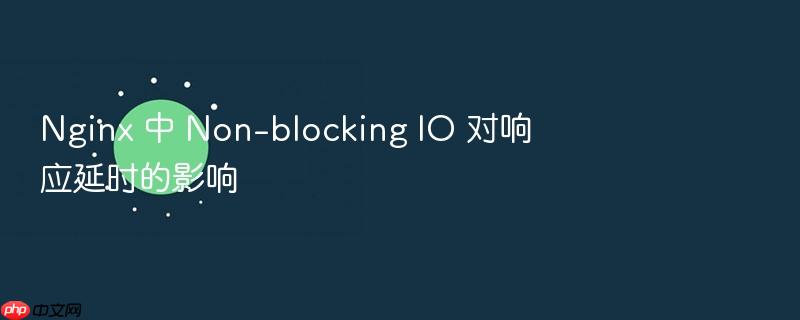 nginx 中 non-blocking io 对响应延时的影响