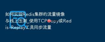 如何实现Redis集群的流量镜像与线上压测_使用TCPCopy或Redis-Replay工具同步流量