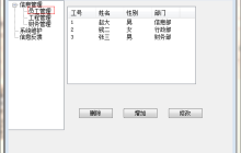 winform 信息管理系统图文实例