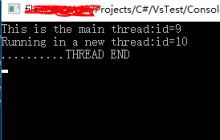 C#中多线程之Thread类详解