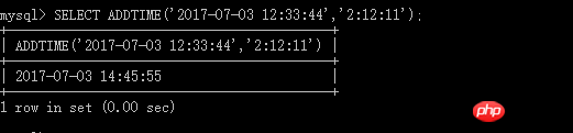 MySQL中常用日期時間函數(shù)有哪些